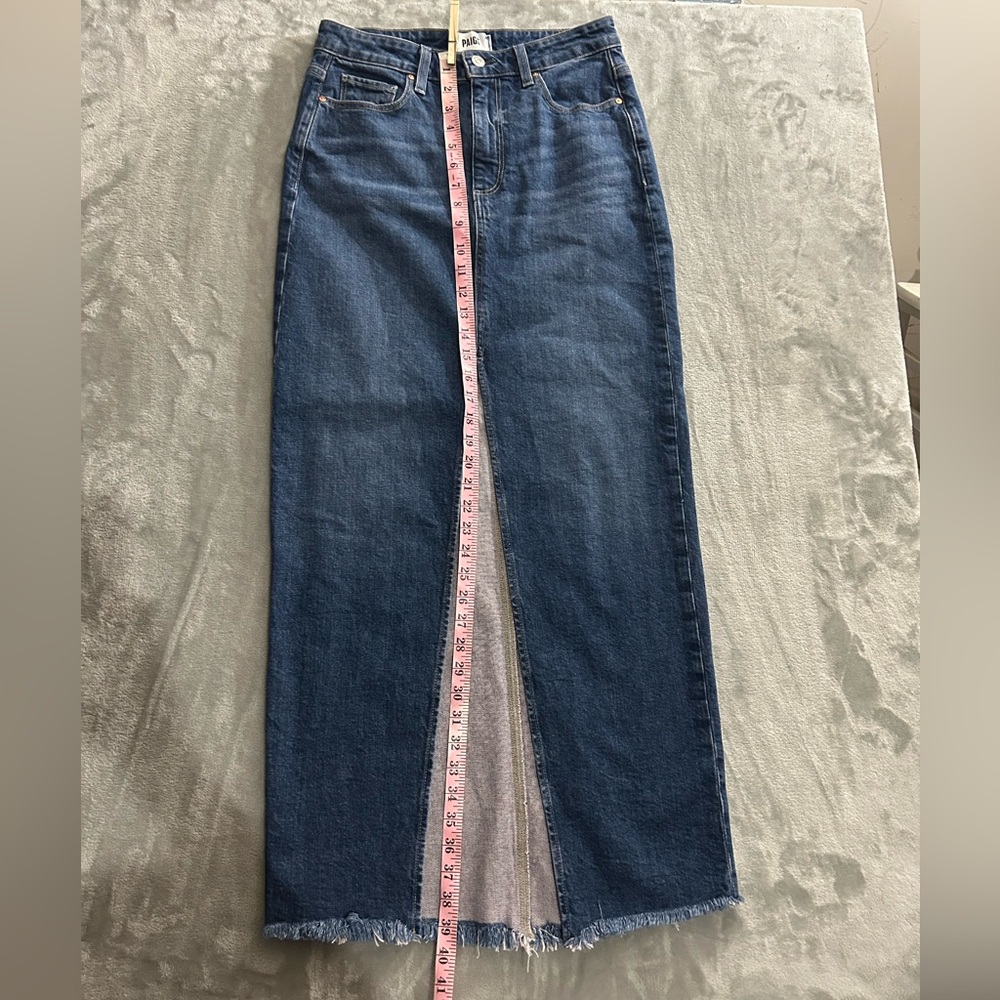 PAIGE Angela denim maxi skirt - Picture 15 of 16
